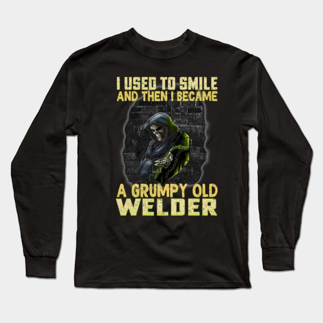 Welder Long Sleeve T-Shirt by banayan